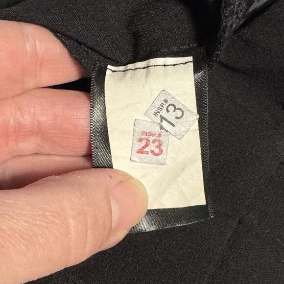 Women’s black work slacks size 8 S. Worthington - office wear capsule wardrobe - Picture 9 of 10